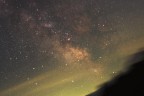 Via Lattea, NIKON FE2, pellicola Fuji PROVIA 400F, 20 minuti di posa, obiettivo 50mm, montatura con inseguitore