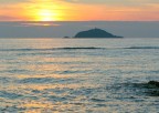 Tramonto sull'isola Tramonto sull'isola