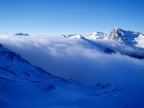 L'alba sul passo Rolle