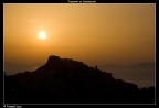 Il tramonto su Castelsardo Il tramonto su Castelsardo