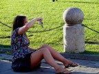 Fotografare chi fotografa la Torre  uno dei pochi modi per scattare foto un po' meno ovvie in Piazza dei Miracoli. FZ50, f4, 1/125, 100 ISO, lungh. foc. circa 150 mm equiv.