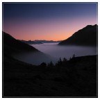 Mare di nebbia di notte... Mare di nebbia di notte...