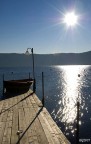 Castel Gandolfo in una gelida mattina di dicembre