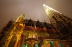 La Cattedrale di S.Stefano a Vienna, impreziosita da bellissimi giochi di luce.