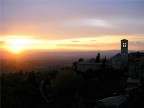 Tramonto ad Assisi Tramonto ad Assisi