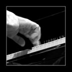 Finger on piano Finger on piano