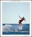 Kite Surfer in azione Kite Surfer in azione