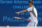 Cremona, 27 Aprile 2008 - Trofeo Internazionale Corazzi, Bjorn Phau (GER) finalista contro Eduardo Schwank (ARG) in singolo