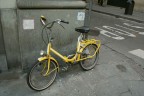 yellow bike in Florence