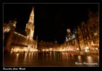 Brusselles Grote Markt at night Brusselles Grote Markt at night