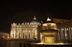 Basilica e Fontana di San Pietro - notturno Basilica e Fontana di San Pietro - notturno