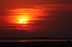 Tramonto sul lago di Lesina Tramonto sul lago di Lesina
