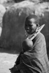 Donna Masai con piccolo, Tanzania Donna Masai con piccolo, Tanzania