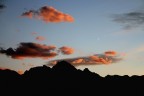 Val d'Aosta tramonto con luna Val d'Aosta tramonto con luna