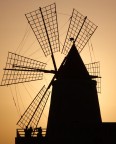 Saline al tramonto