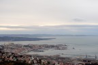 Panorama di Trieste vista dalle alture del Carso Panorama di Trieste vista dalle alture del Carso