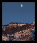 Tramonto con luna Tramonto con luna