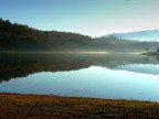 Foschia sul lago Foschia sul lago