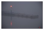Pontile nella nebbia Pontile nella nebbia