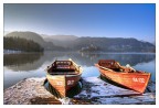 scorcio sul lago di bled, slovenia