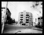 made with a pinhole camera and 4x5" black and white film