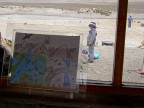 sempre nel Colca guardando i disegni dei bambini di una scuola