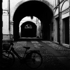 Bicicletta con portico Bicicletta con portico