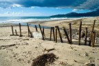 Il mare di inverno sulle coste cilentane