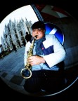 Sax in LOMO Fisheye Sax in LOMO Fisheye