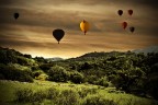 paesaggio + mongolfiere paesaggio + mongolfiere