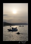 In barca al tramonto In barca al tramonto