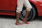 mustang a scarpe rosse mustang a scarpe rosse