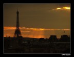 Cielo nuvoloso e un tramonto incredibile... Paris dal Centre Pompidou di Renzo Piano... ahhhhh