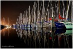 in una tranquilla sera a Chioggia, il mare ha preso la forma di un gigantesco specchio, cosa cosi rara e unica..