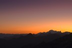 Il Monte Bianco al tramonto