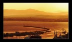 Alba sul porto di Haifa Alba sul porto di Haifa