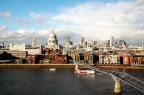 Panorama dal bar della "Tate modern"...purtroppo dietro ad un vetro sporco!
