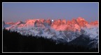 Tramonto lunare all'alba sul Brenta Tramonto lunare all'alba sul Brenta