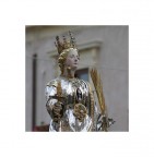 Un ritratto della pi venerata santa di Siracusa di cui ne  la padrona.