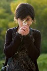 A girl and a flower... A girl and a flower...