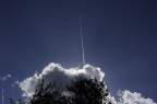 la scia e le nubi
