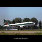 Linate atterraggio Alitalia... Linate atterraggio Alitalia...