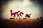 red chairs flying red chairs flying