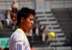 Nishikori, la palla Nishikori, la palla