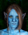 Avatar: come trasformare una bionda in un na'vi Avatar: come trasformare una bionda in un na'vi