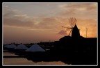 Tramonto sul sale. Tramonto sul sale.