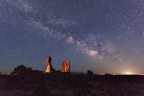 Milky Way above Balanced Rock Milky Way above Balanced Rock