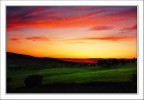 Tramonto nelle colline Volterrane Tramonto nelle colline Volterrane