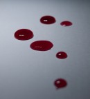 blood on white blood on white