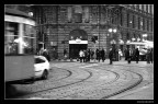 Milano - Tram in Cordusio Milano - Tram in Cordusio